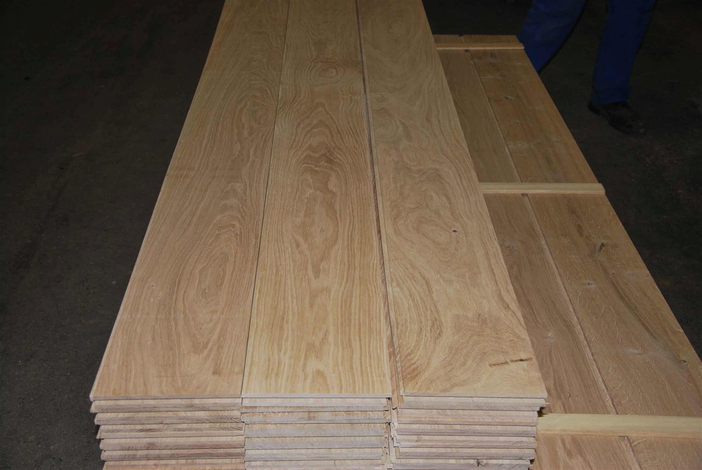 solid wide oak flooring